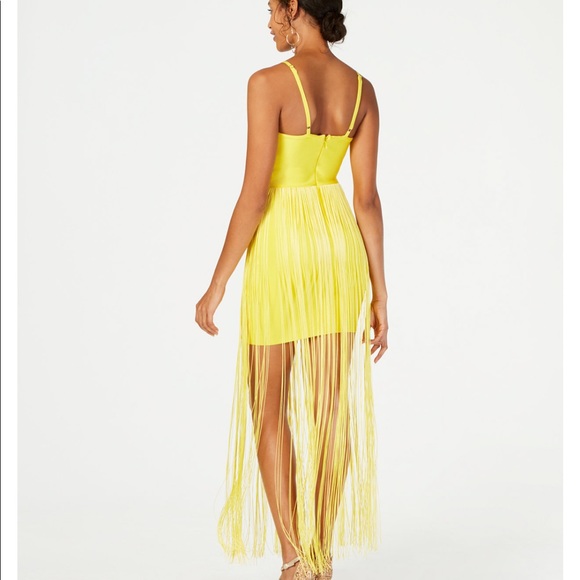 Marciano fringe bustier bandage dress - Picture 3 of 3